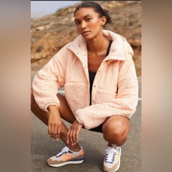 Free People Sherpa/Fleece Jacket - Picture 2 of 13